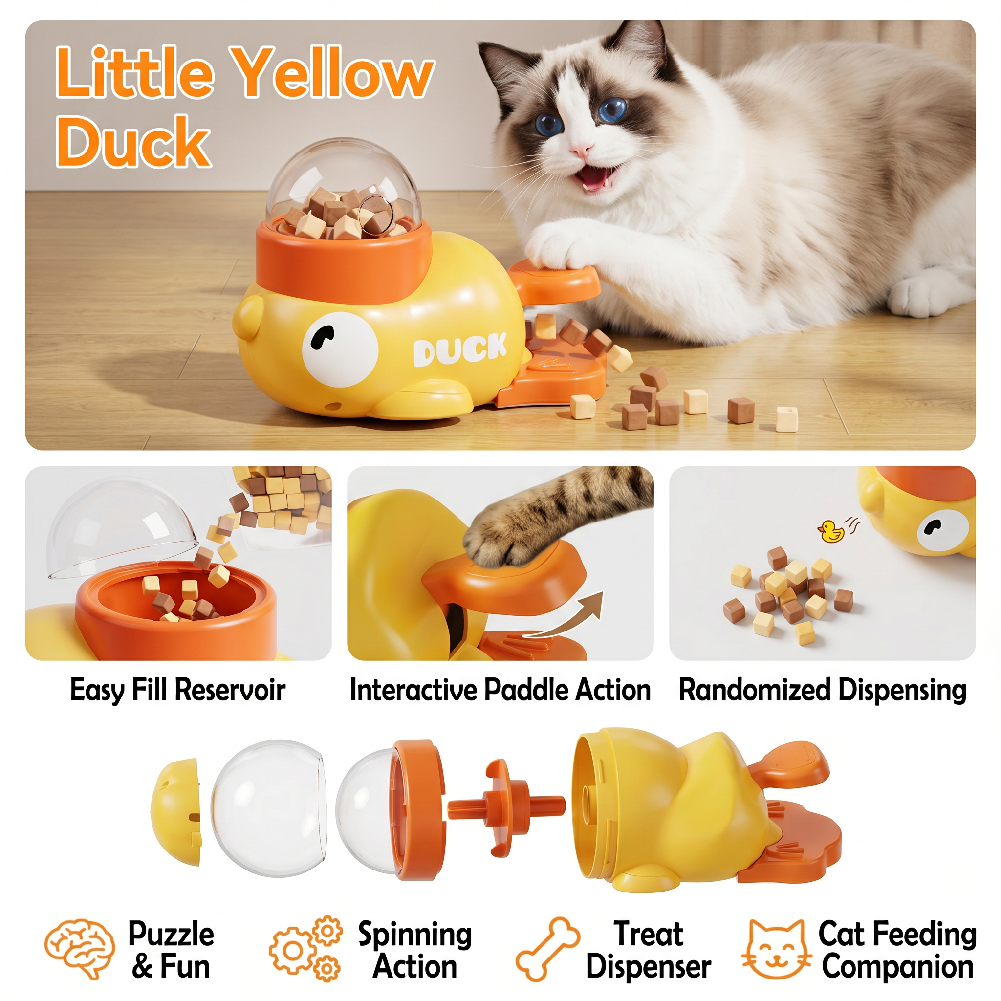 Duck Treat Interactive Dispenser