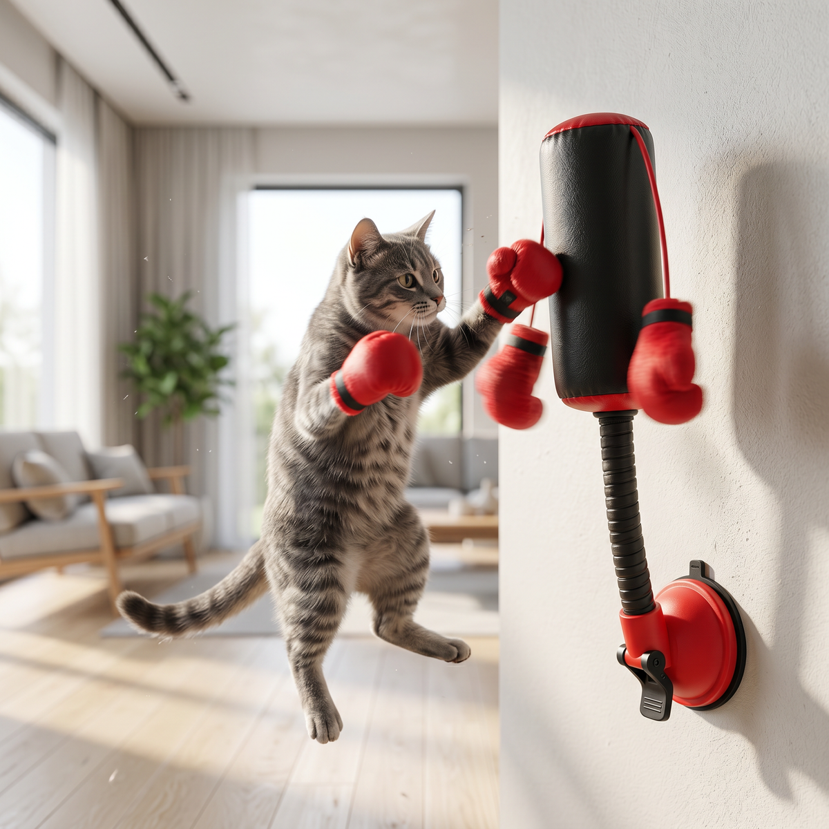 Cat Boxing Bag